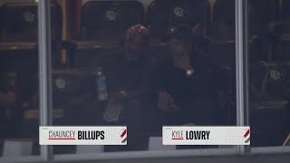 Blazers coach Chauncey Billups amp Heat guard Kyle Lowry together at Colorado game 👀 [upl. by Brunhilda]