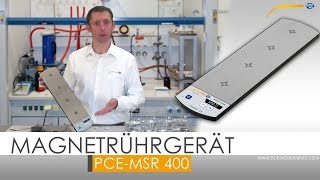 Magnetrührer PCEMSR 400 mit Induktion  PCE Instruments [upl. by Naiviv]