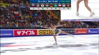 Alina Zagitova  SP Rostelecom 2018  By Country Алина Загитова [upl. by Prader476]