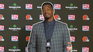 Jameis Winston Postgame Press Conference  Week 8 vs Ravens [upl. by Juanne567]