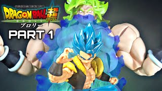 GOGETA VS BROLY PART 1 Dragon Ball Super Broly DBS StopMotion [upl. by Karil]