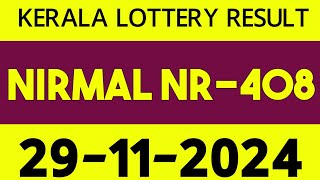 Nirmal NR408 Result On 29112024 [upl. by Haroldson]