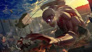 Armored Titan Theme Attack on Titan OST 1 Full Version With Vocals •Lyrics In Description• [upl. by Aibun]