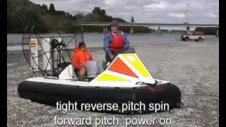 Variable Forward amp Reverse Pitch Hovercraft Propeller [upl. by Gerdi]