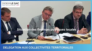 Situation des finances publiques locales [upl. by Thayne352]