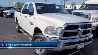 2016 Ram 2500 Tradesman Sacramento Roseville Elk Grove Folsom Stockton [upl. by Lobel]