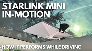 Testing the Starlink Mini InMotion [upl. by Ahtelrac294]