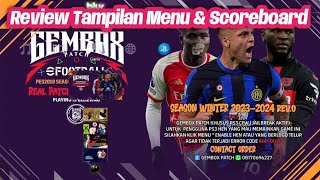 Review tampilan Menu amp Scoreboard GEMBOX PATCH WINTER 2024 [upl. by Grimbly]