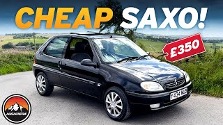 I BOUGHT A CHEAP CITROEN SAXO FOR £350 [upl. by Schumer773]