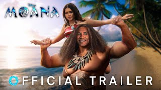 Live Action MOANA – TRAILER 2024 Dwayne Johnson Zendaya  Disney [upl. by Akired]