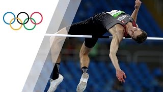 Canadas Drouin wins gold in Mens High Jump [upl. by Bidget]