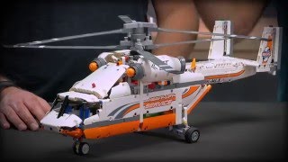 Heavy Lift Helicopter  LEGO Technic  Designer Video 42052 [upl. by Bergen]