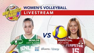 NCAA Season 99  Benilde vs Perpetual Women’s Volleyball  LIVESTREAM [upl. by Davies243]