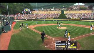 LLWS 2012  PetalumaTennessee US Championship Game [upl. by Rehpotsirahc947]