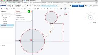 How to measure and set dimensions in Onshape CAD [upl. by Acinnod998]