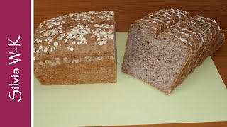 Vitalbrot  Vollkornbrot  leicht [upl. by Attekahs]