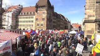 OstermarschAbschlusskundgebung in Nürnberg [upl. by Nwaf]