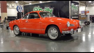 1972 Volkswagen Karmann Ghia Coupe in Orange amp Engine Sound on My Car Story with Lou Costabile [upl. by Burrows]