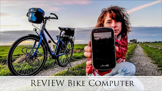 Mio Cyclo Discover Plus GPS  REVIEW  Navigation on the BICYCLE [upl. by Garneau703]