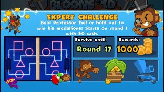 Bloons TD Battles Professor Evil Challenge in BTD Battles  Week 49 12 [upl. by Tristas666]