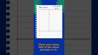 How to use the Cornell NoteTaking Method 📝 [upl. by Riabuz]