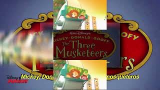 YTPMV Mickey Donald Goofy The Three Musketeers  Disney Junior Intro Scan [upl. by Niltiac]