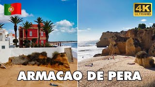 ARMACAO DE PERA Algarve 🌞 Portugal 🇵🇹  Walking Tour 🏖️🚶 4K UHD [upl. by Roach]