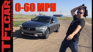 2017 Volvo V90 T6 Cross Country 060 MPH Review [upl. by Jaclin63]