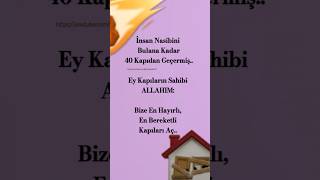 İnsan Nasibini Bulana Kadar 40 Kapıdan Geçermiş güzelsözler [upl. by Karia]