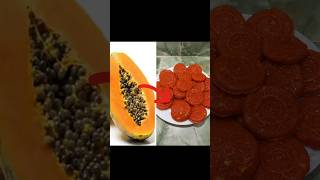 How to make Papaya sweet and halwa recipe at home পাকা পেপের রবফি রেসিপি [upl. by Arutak]