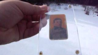 HONUS WAGNER T206 BASEBALL CARD FOR SALE ON YOUTUBE OPEN TO OFFERS STARTING AT 1000000 NO RESERVE [upl. by Zollie350]