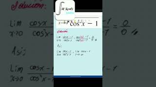 Límites trigonométricos con forma indeterminada 00 límites cálculo matemática shortsyoutube [upl. by Killian]