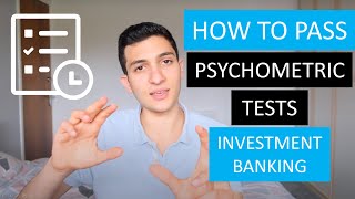 How To Pass Psychometric Tests for an Investment Banking Internship [upl. by Silsbye245]