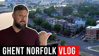 Living in Ghent Norfolk VLOG  Top Norfolk Virginia NEIGHBORHOOD TOUR [upl. by Sisile]