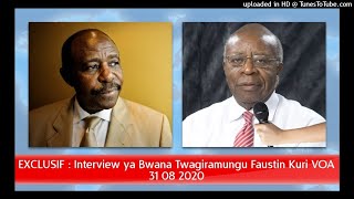 EXCLUSIF  Interview ya Bwana Twagiramungu Faustin Kuri BBC 31 08 2020 [upl. by Auqinimod107]