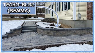 How To Build a Curved Sitting Wall DIY  TechoBloc Semma [upl. by Orips]