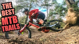 THE BEST MTB TRAILS IN ENGLAND  SURREY HILLS [upl. by Anairda267]