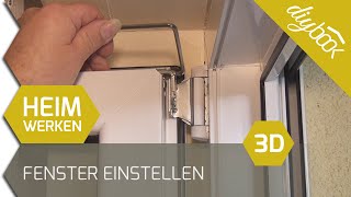 Fenster einstellen  3D [upl. by Widera]