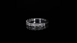 Emerald Cut Half Eternity Band shorts [upl. by Fazeli751]