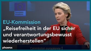 EUKommission Vorlage des Gesetzesentwurfs quotdigitaler grüner Passquot am 170321 [upl. by Teri]