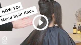 Oway Nurturing Drops For Split Ends Tutorial [upl. by Kcired712]