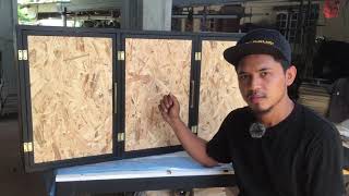 DIY Kabinet Dapur  Metal Cabinet Build [upl. by Landel]