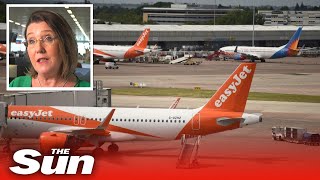 Whats happening with my holiday Easyjet cancels 1700 Gatwick flights [upl. by Notsnhoj359]