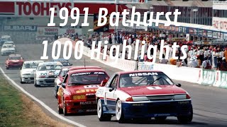 1991 Bathurst 1000 Highlights  Group A Racing [upl. by Lalitta]