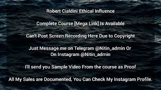 Robert Cialdini Ethical Influence [upl. by Ordnasil]