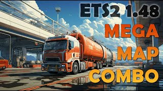 Mega 32 Maps Combo for ETS2 148 – Promods Eurafrica Balkns Roex EAA Tundra – Tutorial [upl. by Gus110]