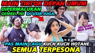 Main tiktok depan umum di usir juga Pas main lagu Kuch Kuch Ho Ta He Semua terpesona [upl. by Hickey959]