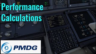 PMDG Boeing 737 Performance Calculations [upl. by Abdu]