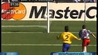 Estados Unidos 2 Colombia 1 Relato Jose Gabriel Mundial 1994 Los goles [upl. by Elvah980]