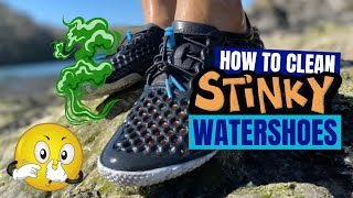 How to Clean Smelly Water Shoes  DIY [upl. by Mehs]